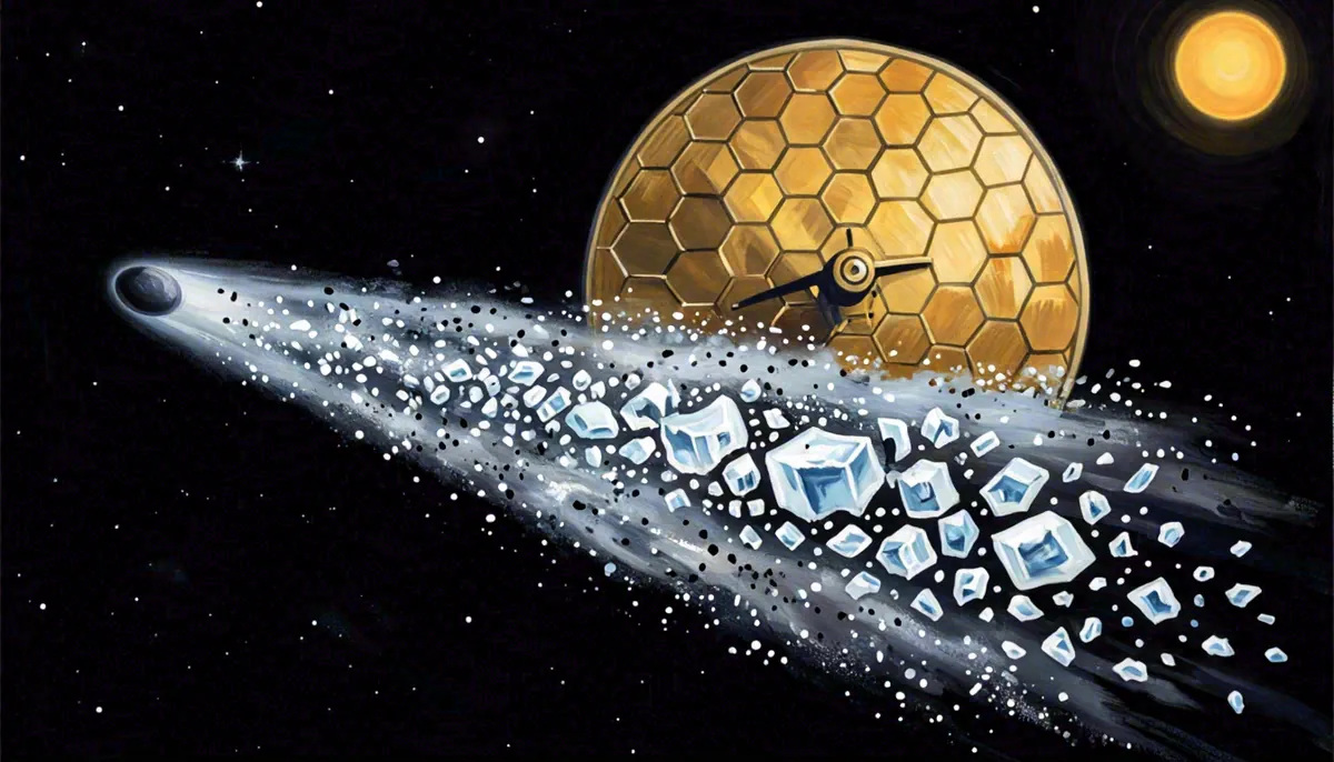 «Джеймс Уэбб» показал, что лёд межзвёздной кометы 3I/ATLAS смешан с пылью
