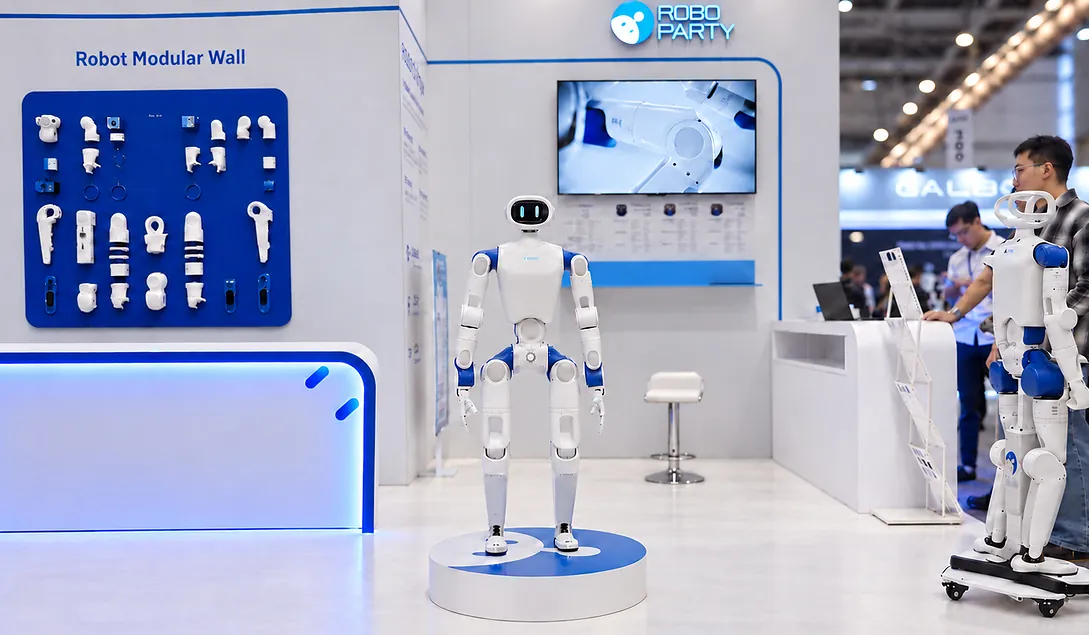 RoboParty показала первого в мире открытого гуманоидного робота RP1